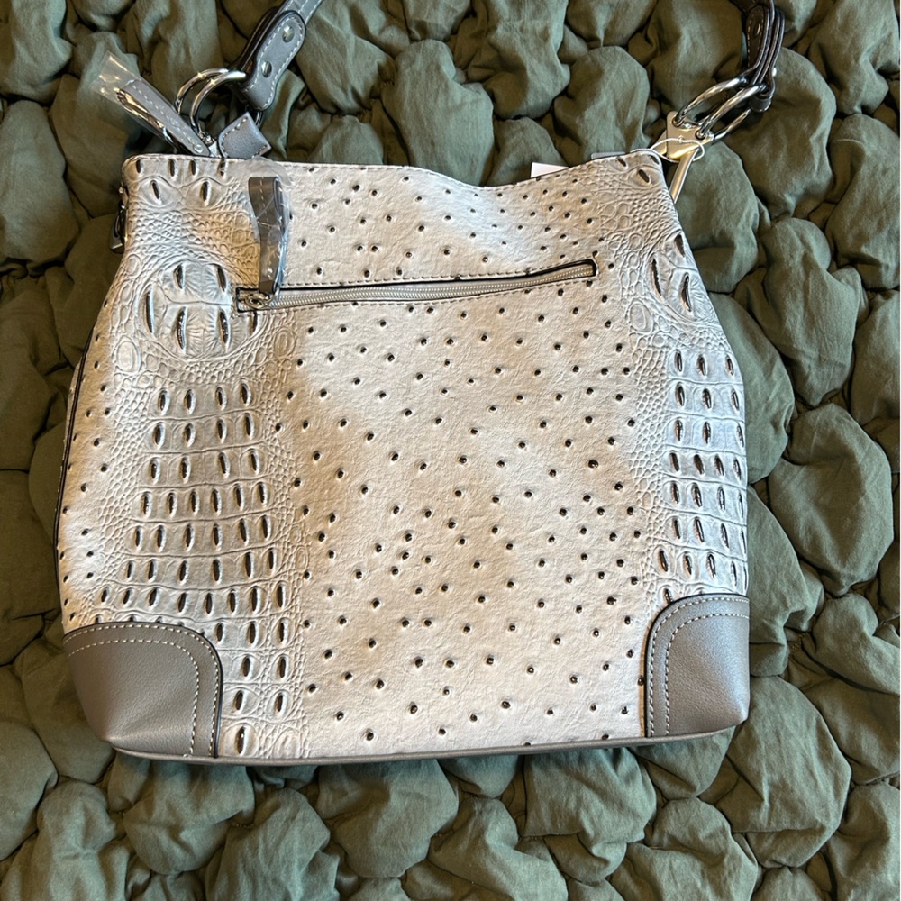 Elegant Gray Designer Women's Bag